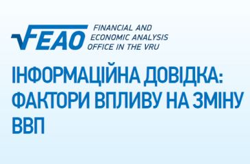 Інформаційна довідка: фактори впливу на зміну ВВП